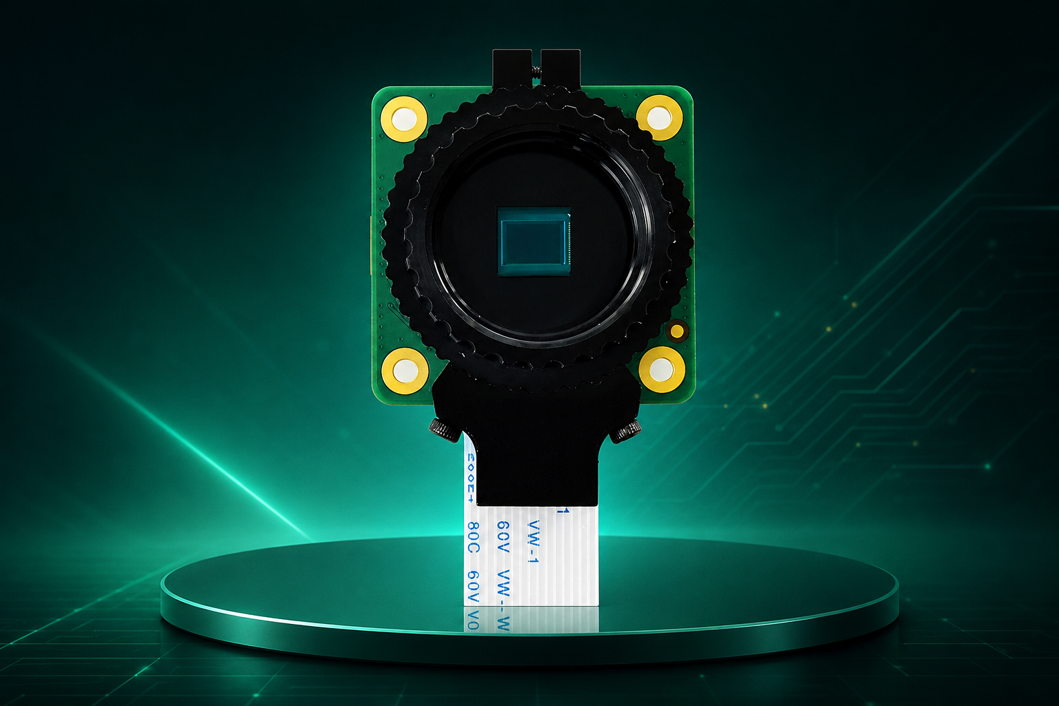 دوربین حرفه‌ای Raspberry Pi HQ Camera؛ انتخابی قدرتمند برای بینایی ماشین، هوش مصنوعی و تصویربرداری حرفه‌ای