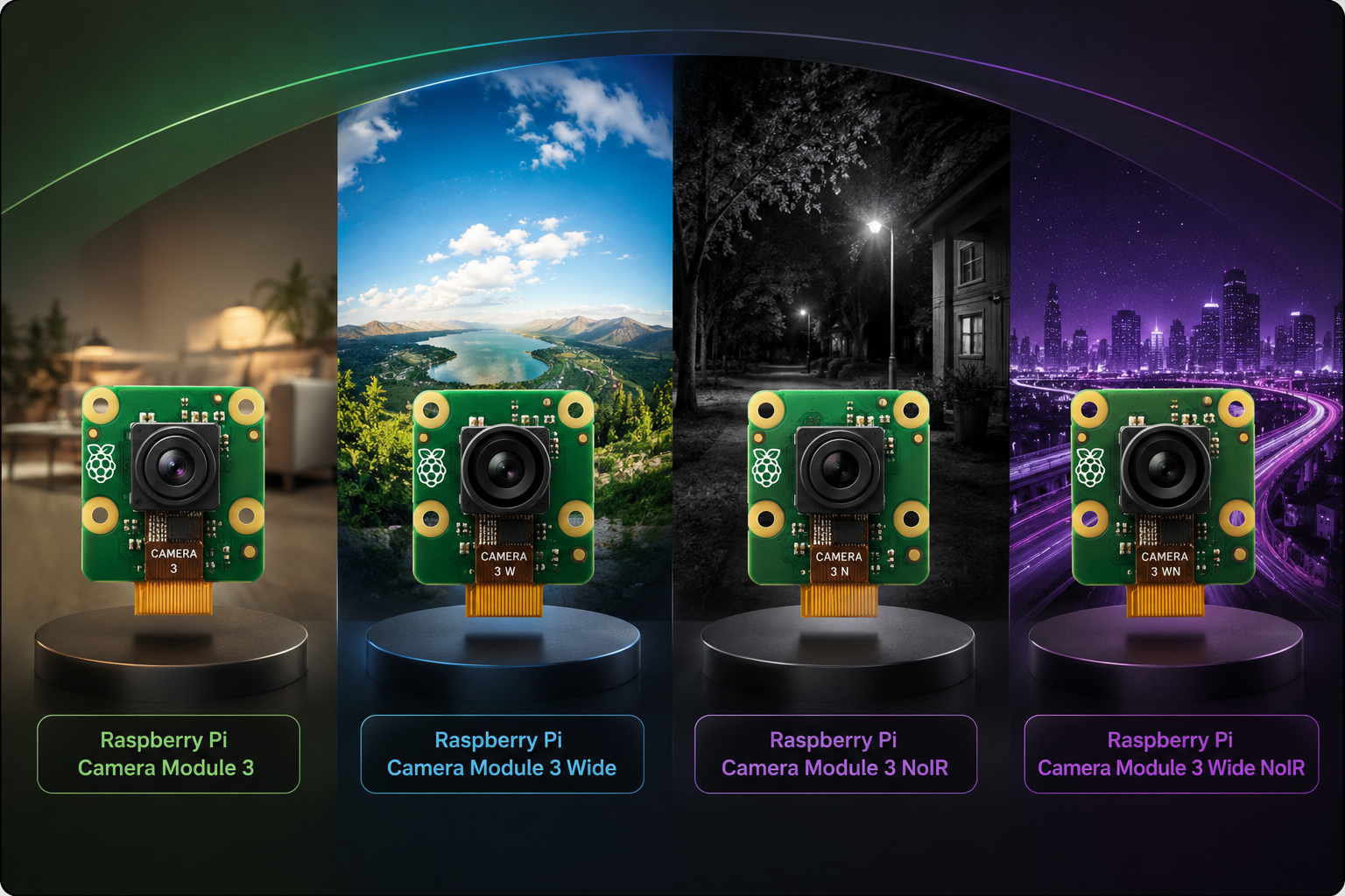 راهنمای جامع دوربین‌های Raspberry Pi Camera Module 3