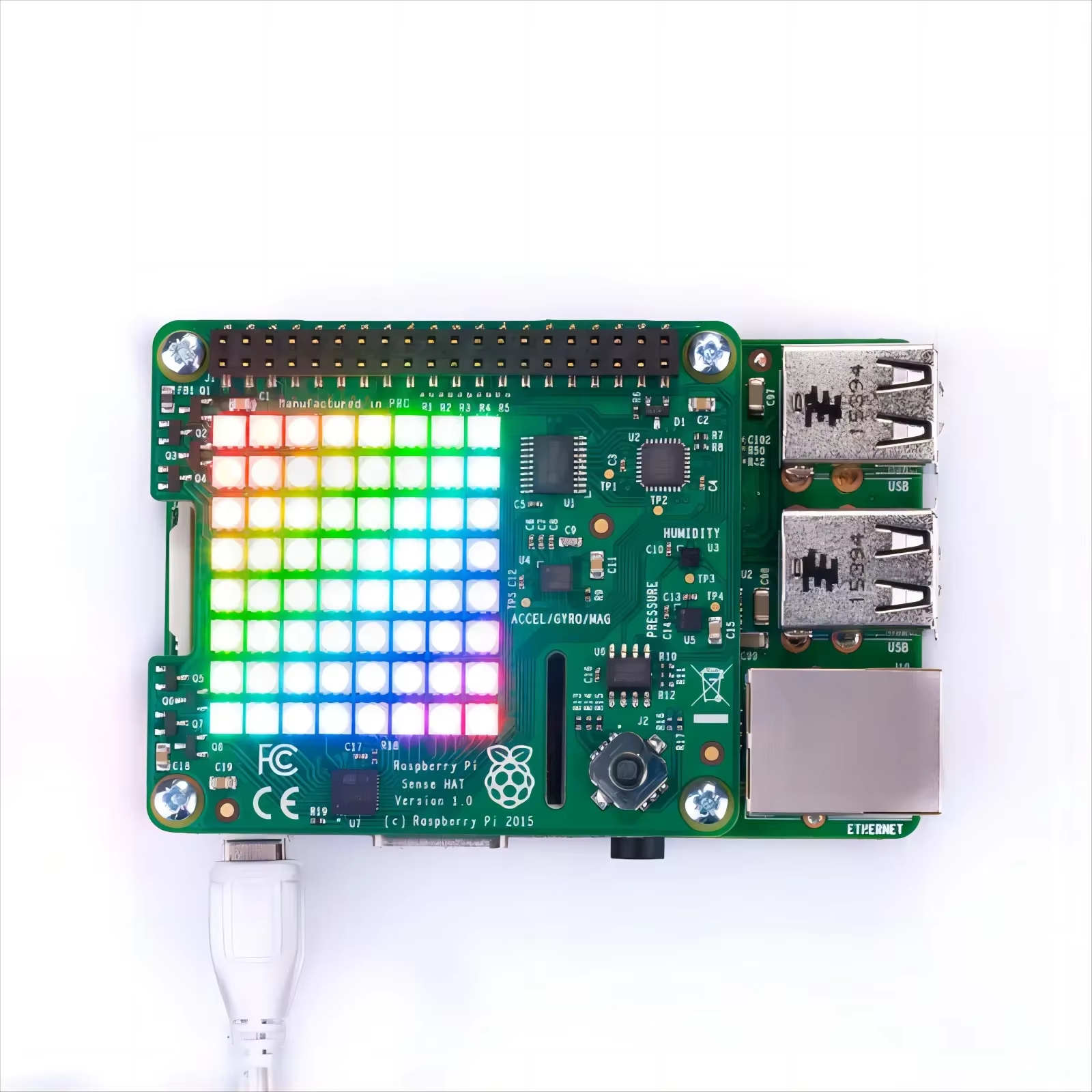 سنس هت رزبری پای (Raspberry Pi Sense HAT)