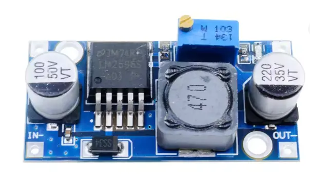 ماژول مبدل DC-DC کاهنده LM2596 با امکان کنترل جریان خروجی